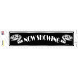 Now Showing Home Theater Novelty Narrow Sticker Decal