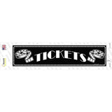 Tickets Home Theater Novelty Narrow Sticker Decal