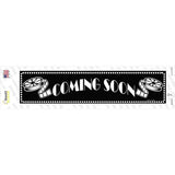 Coming Soon Home Theater Novelty Narrow Sticker Decal