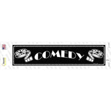 Comedy Home Theater Novelty Narrow Sticker Decal