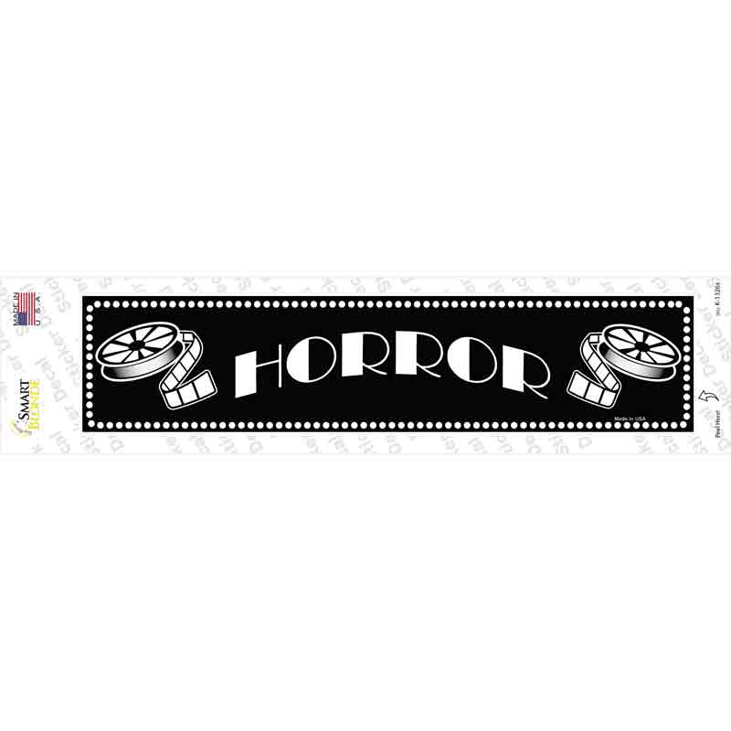 Horror Home Theater Novelty Narrow Sticker Decal