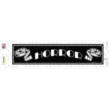 Horror Home Theater Novelty Narrow Sticker Decal