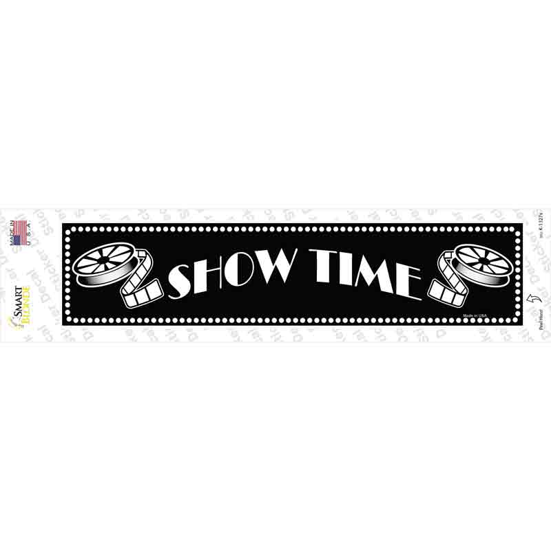 Show Time Home Theater Novelty Narrow Sticker Decal