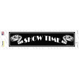 Show Time Home Theater Novelty Narrow Sticker Decal