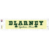 Blarney Spoken Here Novelty Narrow Sticker Decal