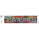 Starving Artist Way Novelty Narrow Sticker Decal