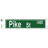 Pike St 1400 Novelty Narrow Sticker Decal