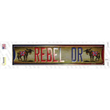 Rebel Drive Novelty Narrow Sticker Decal