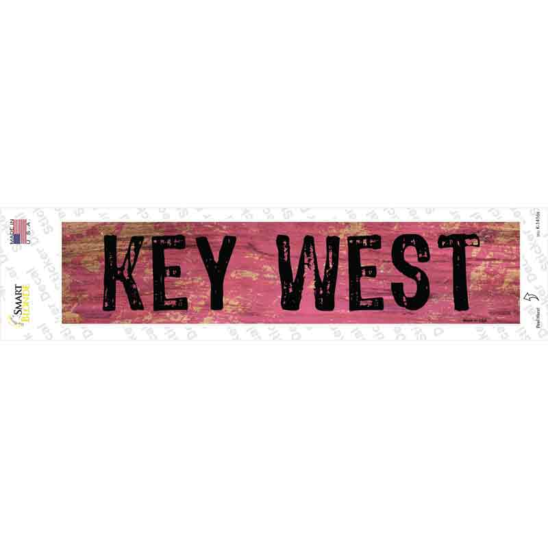 Key West Novelty Narrow Sticker Decal