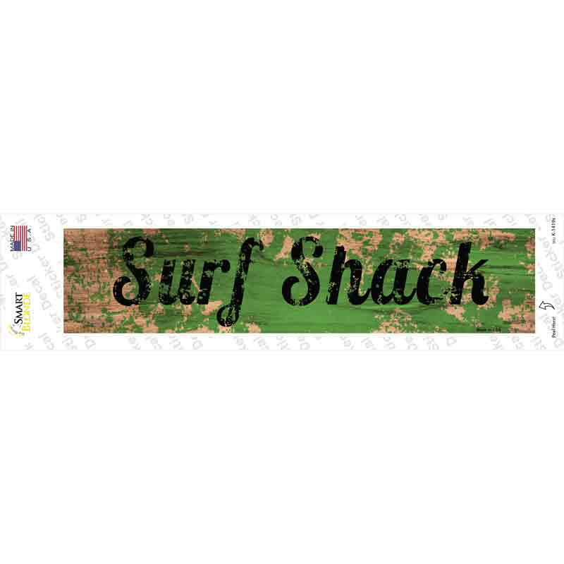 Surf Shack Novelty Narrow Sticker Decal