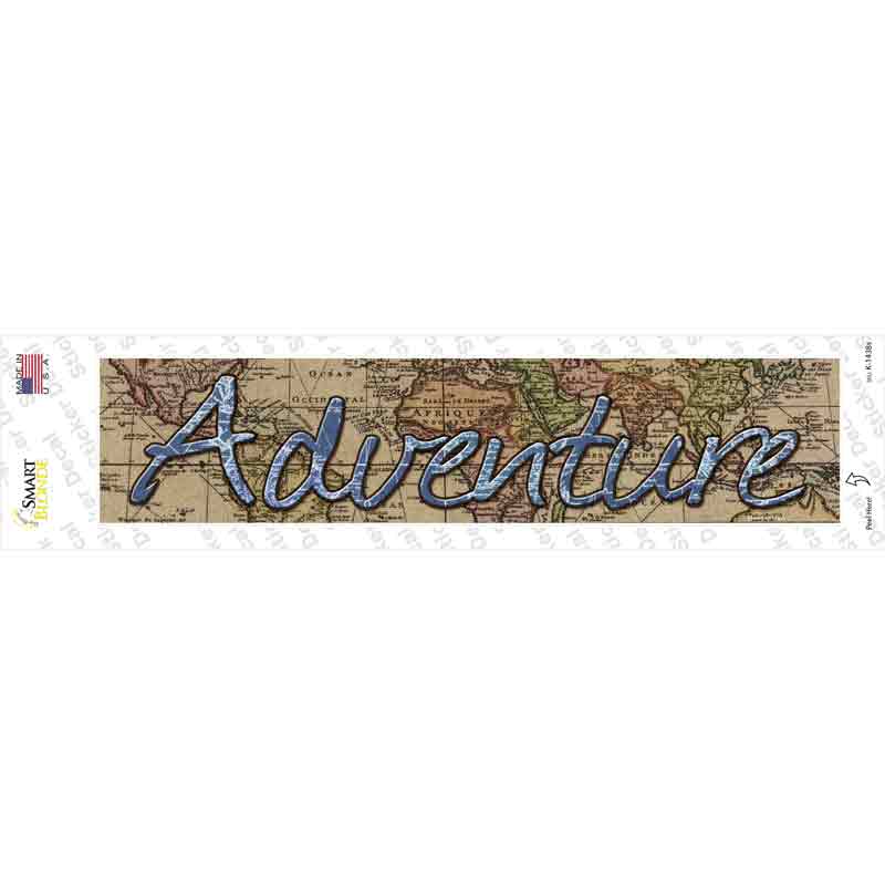 Adventure Novelty Narrow Sticker Decal