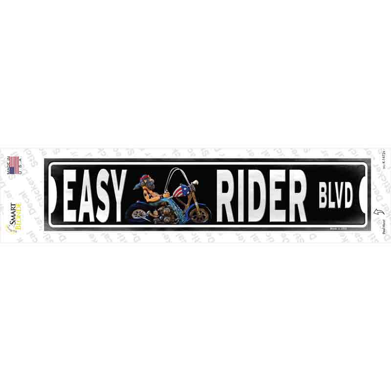 Easy Rider Novelty Narrow Sticker Decal