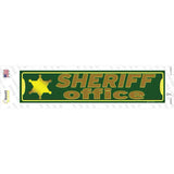 Sheriff Office Novelty Narrow Sticker Decal