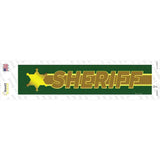 Sheriff Thin Brown Line Novelty Narrow Sticker Decal