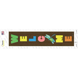 Welcome Dragon Fly Novelty Narrow Sticker Decal