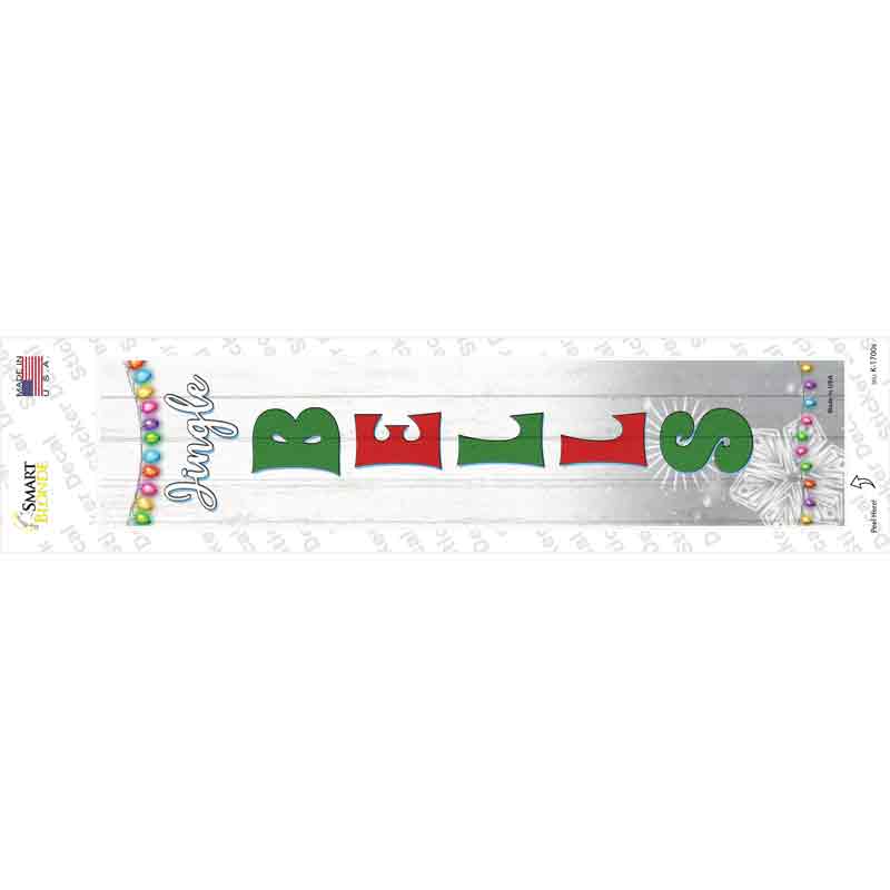 Jingle Bells Novelty Narrow Sticker Decal