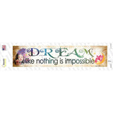 Dream Nothing is Impossible Novelty Narrow Sticker Decal