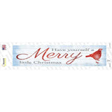 Merry Little Christmas Novelty Narrow Sticker Decal