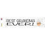 Best Grandma Ever Novelty Narrow Sticker Decal