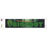 Hunting For Bigfoot Novelty Narrow Sticker Decal