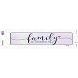 Family Everything Novelty Narrow Sticker Decal