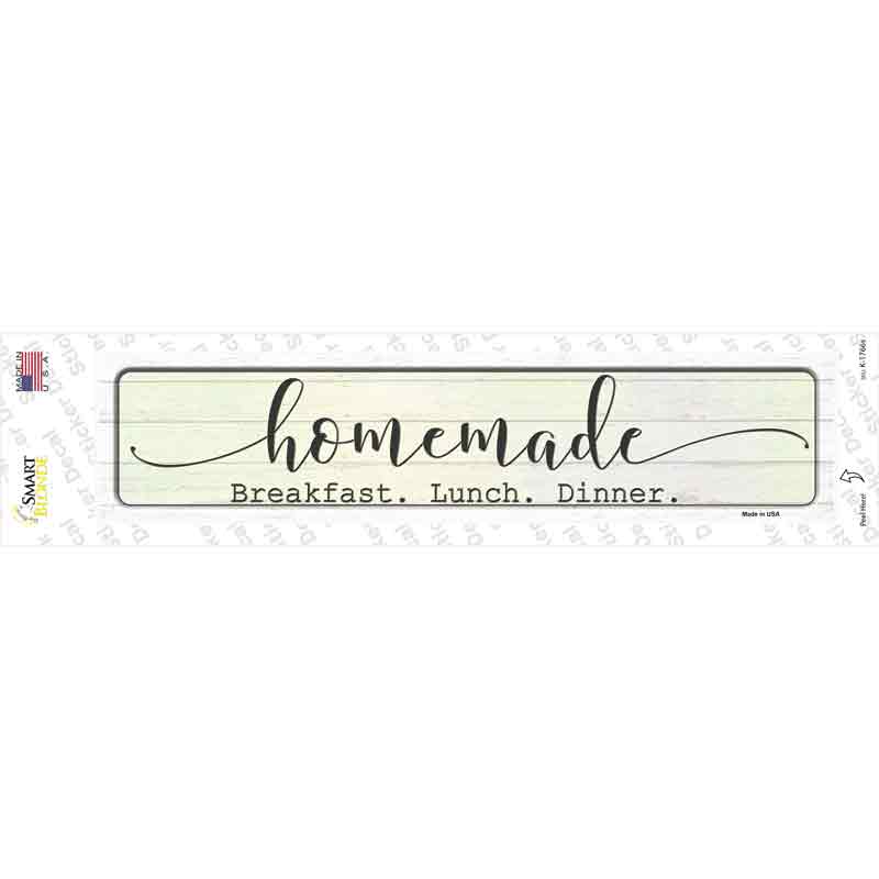 Homemade Food Novelty Narrow Sticker Decal