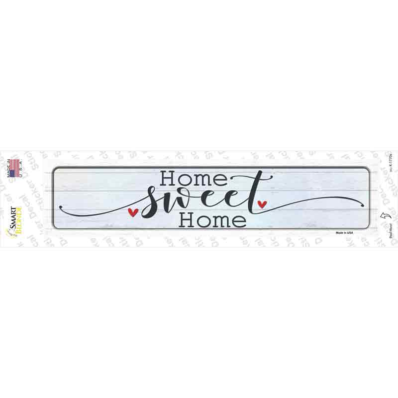 Home Sweet Home Heart Novelty Narrow Sticker Decal