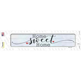 Home Sweet Home Heart Novelty Narrow Sticker Decal