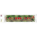 Ho Ho Ho Green Novelty Narrow Sticker Decal