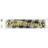 Santa Claus White Novelty Narrow Sticker Decal