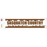 Sasquatch Country Novelty Narrow Sticker Decal