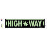 High Way Novelty Narrow Sticker Decal