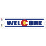 Welcome Colorado Novelty Narrow Sticker Decal