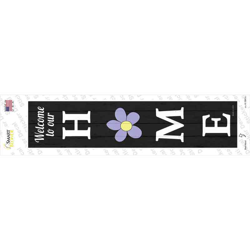 Home Flower Novelty Narrow Sticker Decal