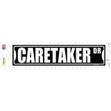 Caretaker Dr Novelty Narrow Sticker Decal