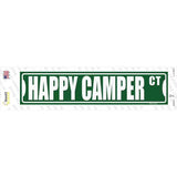 Happy Camper Ct Novelty Narrow Sticker Decal