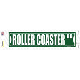 Roller Coaster Rd Novelty Narrow Sticker Decal