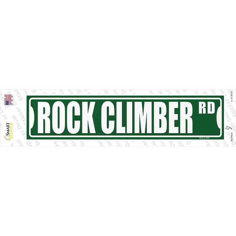 Rock Climber Rd Novelty Narrow Sticker Decal