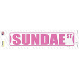 Sundae St Novelty Narrow Sticker Decal