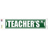 Teachers Pl Novelty Narrow Sticker Decal