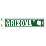 Arizona St Silhouette Novelty Narrow Sticker Decal