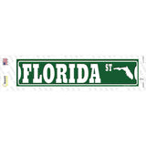 Florida St Silhouette Novelty Narrow Sticker Decal