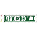 New Mexico St Silhouette Novelty Narrow Sticker Decal