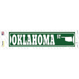 Oklahoma St Silhouette Novelty Narrow Sticker Decal