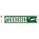 Tennessee St Silhouette Novelty Narrow Sticker Decal