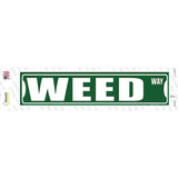Weed Way Novelty Narrow Sticker Decal