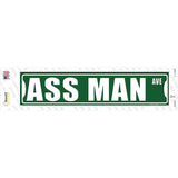 Ass Man Avenue Novelty Narrow Sticker Decal