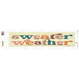 Sweater Weather Novelty Narrow Sticker Decal