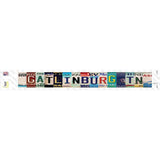 Gatlinburg TN Strips Novelty Narrow Sticker Decal