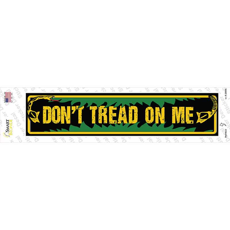 Dont Tread on Me Novelty Narrow Sticker Decal K-2089s